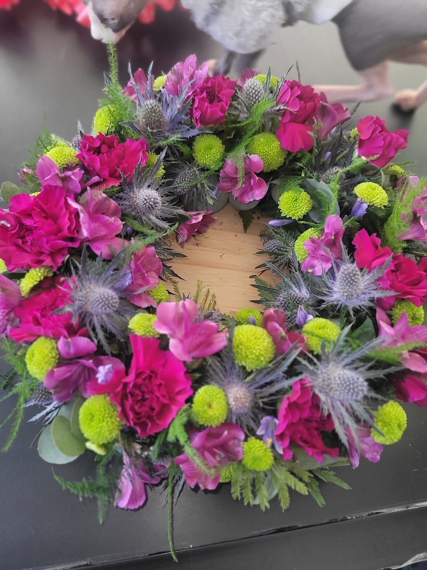 Loose Funeral Wreath 14”