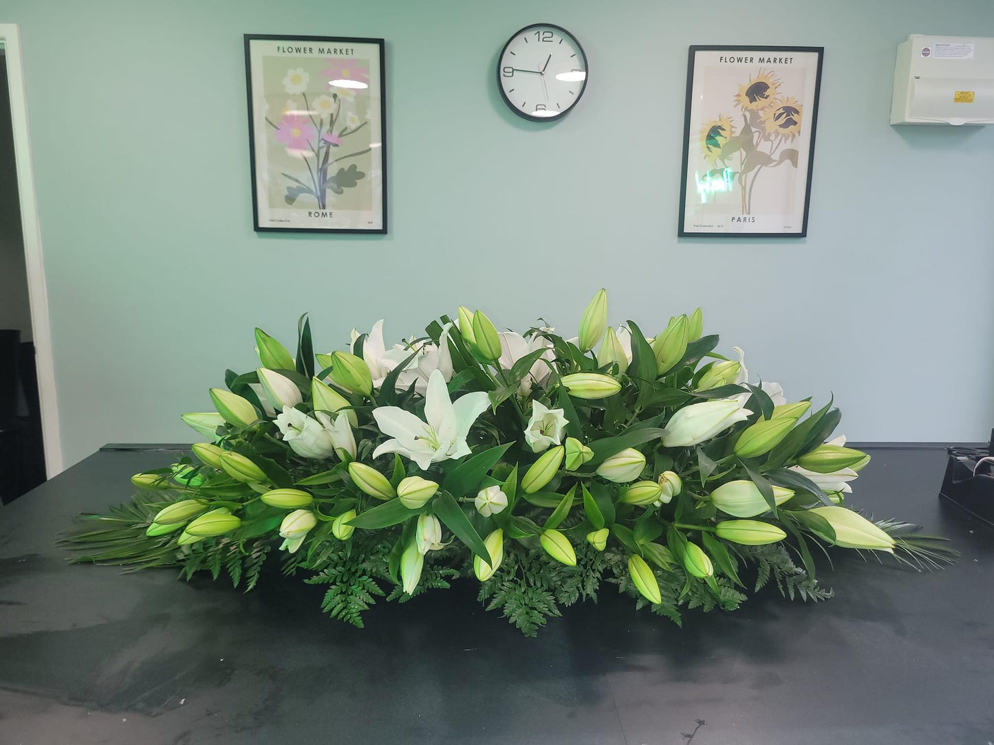 Lily Casket Spray 4ft
