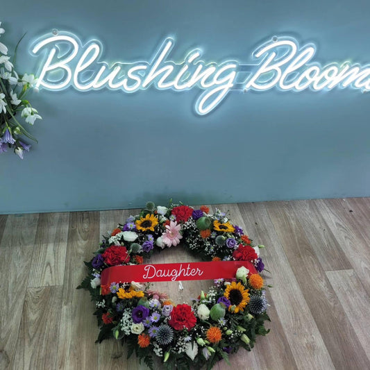 Loose Funeral Wreath 14”