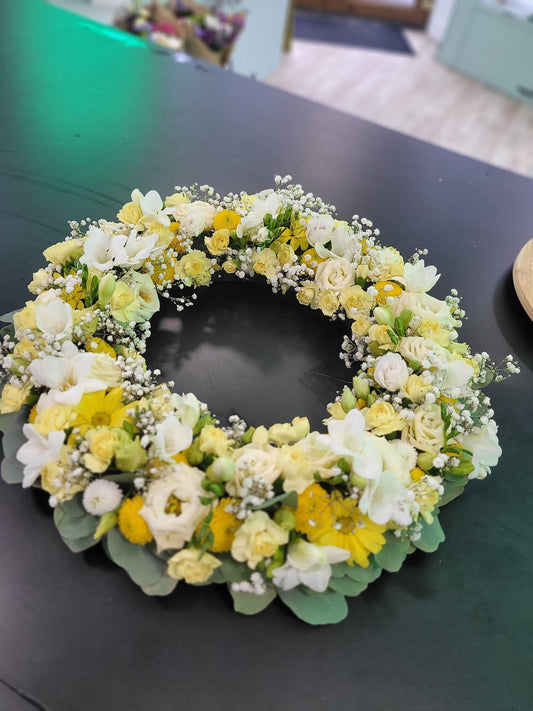 Loose Funeral Wreath 12”